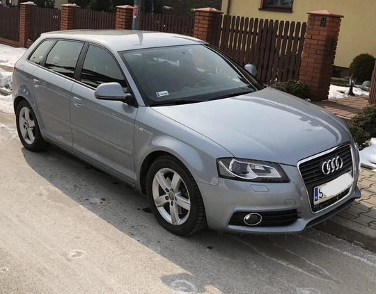 Audi A3 cena 27500 przebieg: 238000, rok produkcji 2008 z Biała małe 37